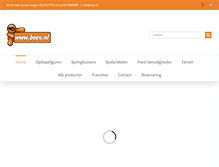 Tablet Screenshot of boev.nl